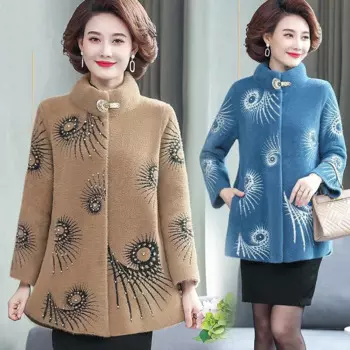 Женская зимняя куртка из искусственного меха норки, размеры до 4XL