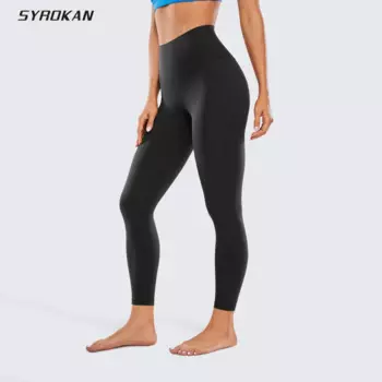 Женские Леггинсы для йоги SYROKAN Butterluxe с высокой талией, 25 дюймов, мягкие и удобные спортивные штаны для тренировок в тренажерном зале