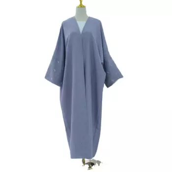 Женский элегантный кардиган с вышивкой Abaya Дубай, халат, мусульманские модные турецкие платья, мусульманская одежда с длинным рукавом, марокканский кафтан