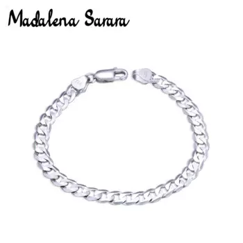 Женский браслет MADALENA SARARA S925, S-образный простой браслет на цепочке