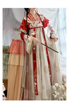 Женский длинный халат с вышивкой, улучшенный осенний Повседневный Халат