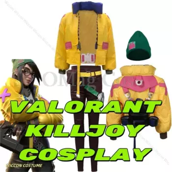 Женский костюм для косплея Killjoy, полный комплект одежды для Хэллоуина, карнавала