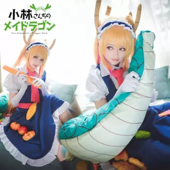 Женский костюм горничной из аниме «Miss Kobayashi»