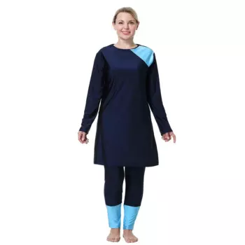 Женский Мусульманский купальник Burkini 2024 года, абайя, исламский купальный костюм, мусульманский купальный костюм из 2 предметов, женский купальник Burkini Musulmane 5XL