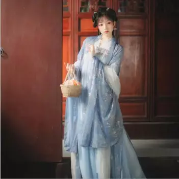 Женский набор из трех предметов, традиционное китайское платье Hanfu Fantasia, карнавальный женский костюм феи для женщин