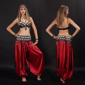 Женский винтажный костюм для танца живота