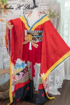 Женское кимоно для косплея Irelia H Store, костюм для косплея из ажурных Лейн