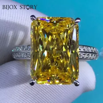 Женское серебряное кольцо с бриллиантами 6 карат
