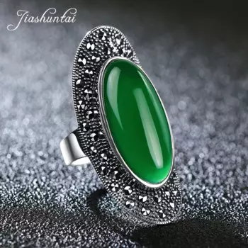 Женское Винтажное кольцо из серебра 925 пробы, 4 цвета