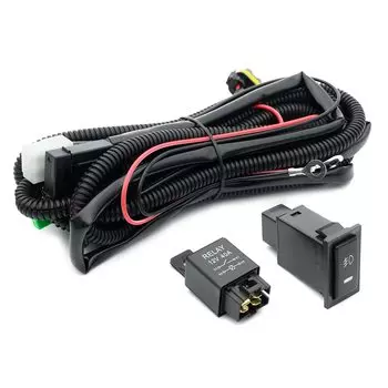 Жгут проводов для противотуманных фар H10 H12 для Toyota Camry Corolla Verso Hilux Land Cruiser 90 Carina E Lexus IS200 IS300, Реле Переключения