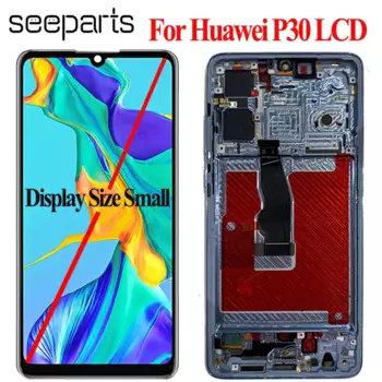 ЖК-дисплей TFT для Huawei P30, сенсорный экран с цифровым преобразователем в сборе, без распознавания отпечатков пальцев, зеркальная фотография P30, ЖК-дисплей L04
