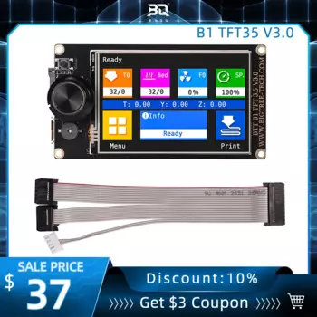 ЖК-контроллер BIQU B1 TFT35 V3.0, сенсорный экран 3,5 дюйма, Wi-Fi 12864, смарт-дисплей, VS MKS TFT35, для турбопринтера SKR V1.4, B1