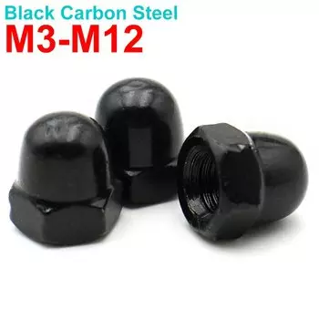Zimir черные шестигранные гайки из углеродистой стали M3-M12