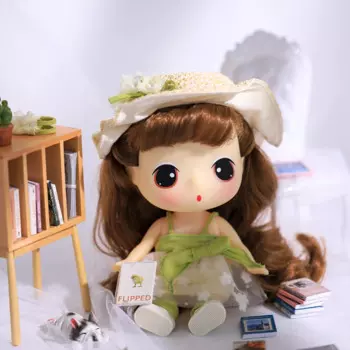 Зимняя и летняя кукла на костяшки, платье, милая маленькая свежая девочка, подружки, подарок, украшение, маленькая жасминовая кукла