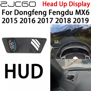 ZJCGO автомобильный HUD проекционный дисплей спидометр проектор электронные аксессуары для Dongfeng Fengdu MX6 2015 2016 2017 2018 2019