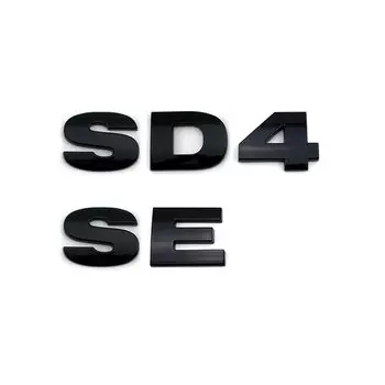 Значок Glodd для багажника автомобиля SD4 SE, черного цвета, значок с надписью на автомобиле для discovery freelander