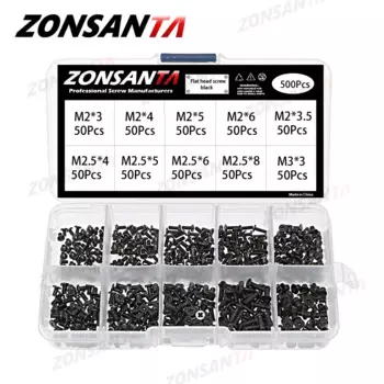 ZONSANTA Винты для ноутбука М2 М2.5 М3 500 шт.