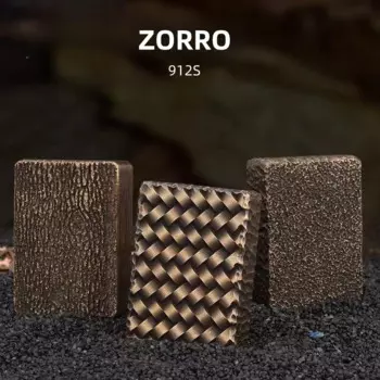 ZORRO Защитная Броня ручной работы из чистой меди, Броня керосиновая зажигалка, шестисторонний рельеф, винтажные аксессуары для курения, гаджеты