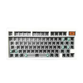 ZUOYA GMK81 Беспроводная механическая игровая клавиатура, 3-режимная клавиатура BT5.0/2.4G/USB-C с возможностью горячей замены для игрового офиса для киберспорта