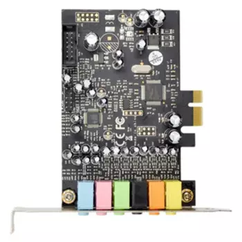 Звуковая карта Pcie 7.1CH Стерео объемный звук PCI-E Встроенная 7.1-канальная аудиосистема CM8828