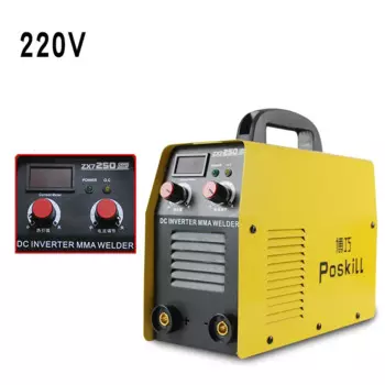 ZX7-250 небольшой Электрический сварочный аппарат бытовой 220V медных цифровой автоматический DC сварочный аппарат