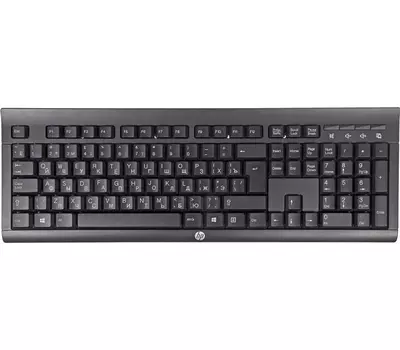 Беспроводная клавиатура HP Wireless Keyboard K2500 cons