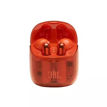 Bluetooth-гарнитура JBL Tune 225TWS Ghost, цвет оранжевый