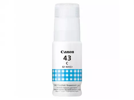 Чернильница голубой Canon GI-43, 4672C001