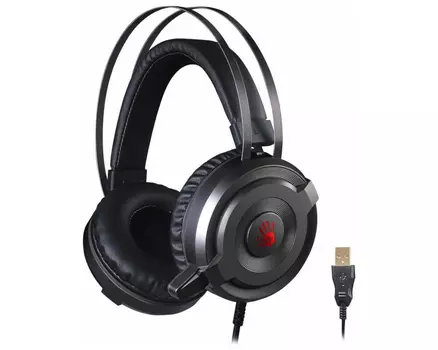 Гарнитура A4tech Bloody G520S, цвет серый/черный