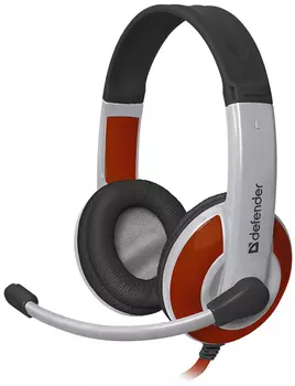 Defender Игровая гарнитура Warhead G-120 красный + белый, кабель 2 м