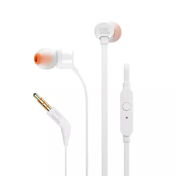 Гарнитура JBL T110, цвет белый