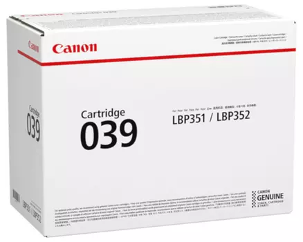 Картридж черный Canon 039, 0287C001