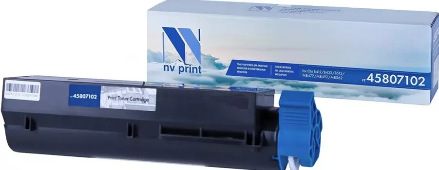 Картридж черный NVPrint Oki, NV-45807102