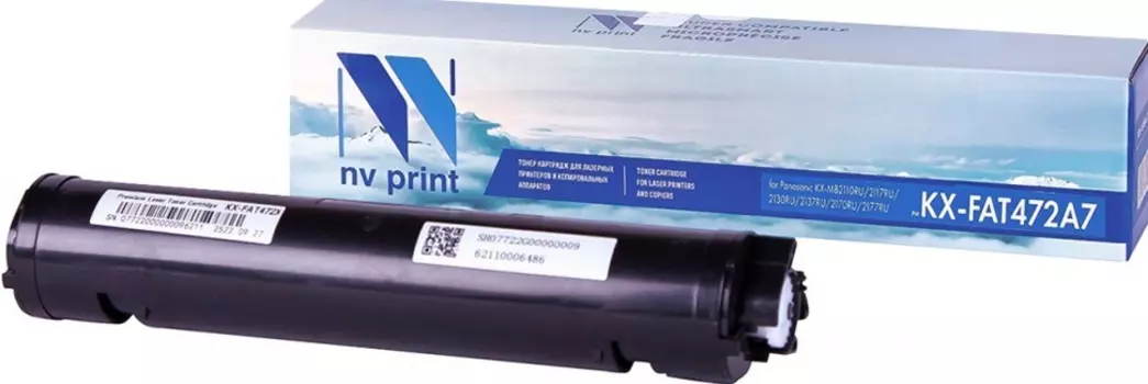 Картридж черный NVPrint Panasonic, NV-KXFAT472A7