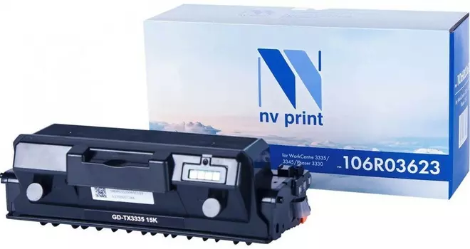 Картридж черный NVPrint WorkCentre, NV-106R03623