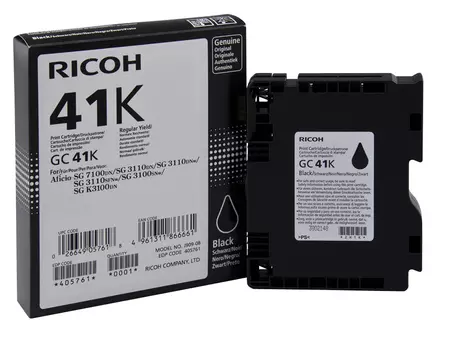 Картридж черный Ricoh GC 41K, 405761