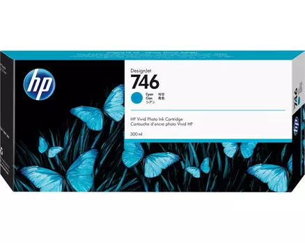 Картридж голубой HP Inc. 746, P2V80A