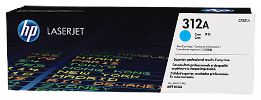 Картридж голубой HP Inc. CF381A
