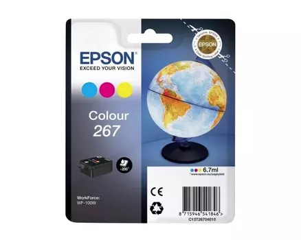 Картридж голубой, желтый, пурпурный Epson C13T26704010