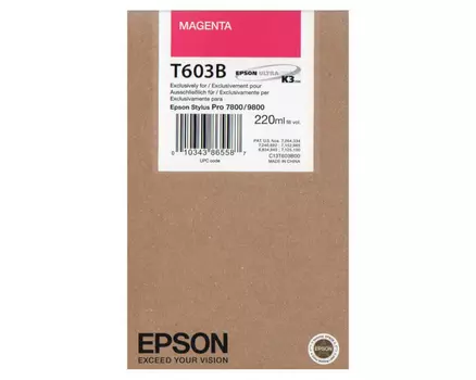 Картридж пурпурный Epson C13T603B00