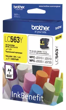 Картридж желтый Brother LC563Y