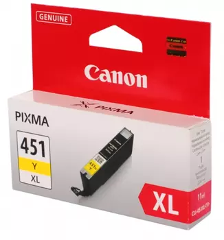 Картридж желтый Canon CLI-451Y, 6475B001