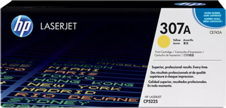 Картридж желтый HP Inc. CE742A