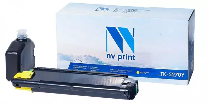 Картридж желтый NVPrint Kyocera, NV-TK5270Y