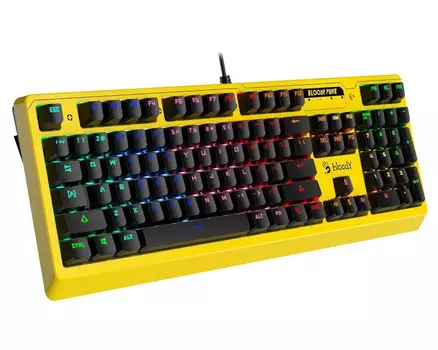 Клавиатура A4tech Bloody B810RC ( PUNK YELLOW ), цвет желтый