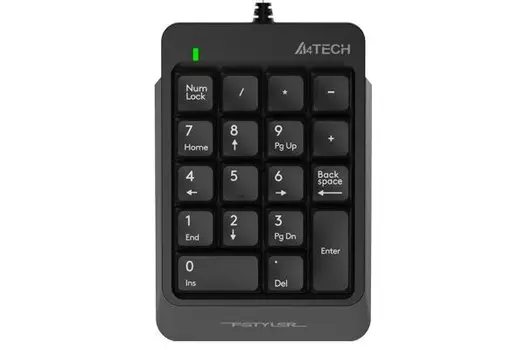 Клавиатура A4tech Числовой блок Fstyler FK13 FK13 USB ( GREY), цвет серый