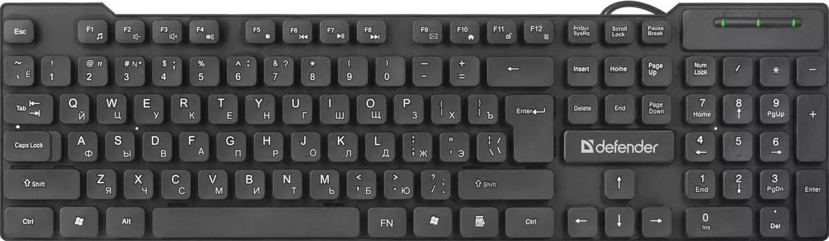 Клавиатура Defender OfficeMate HB-260 45260, цвет черный