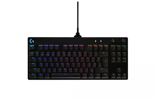 Клавиатура LOGITECH Gaming Pro, USB, черный [920-009393]