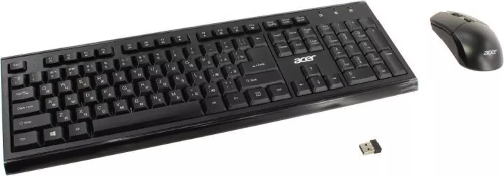 Клавиатура+мышь ACER Клавиатура + мышь OKR120 ZL.KBDEE.007, цвет черный