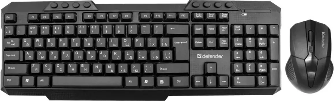 Клавиатура+мышь Defender Jakarta C-805 45804, цвет черный